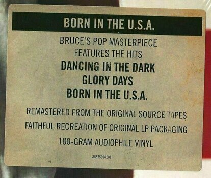 LP Bruce Springsteen - Born In the Usa (LP) - 8