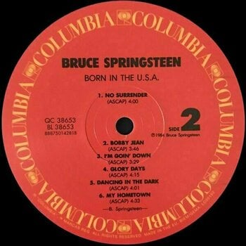 Vinyl Record Bruce Springsteen - Born In the Usa (LP) - 3