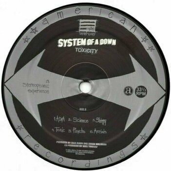 Vinyl Record System of a Down Toxicity (LP) - 3