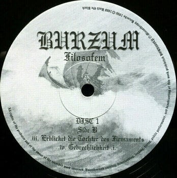 Vinyl Record Burzum - Filosofem (2 LP) - 3