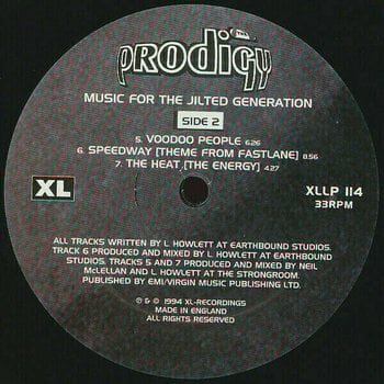 Vinyylilevy The Prodigy - Music For the Jilted Generation (Reissue) (2 LP) - 3