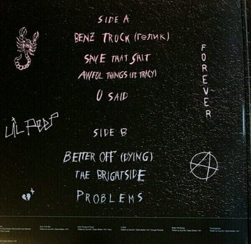 Disque vinyle Lil Peep - Come Over When You're Sober, Pt. 1 & Pt. 2 (Neon Pink & Black Coloured) (2 LP) - 17