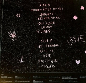 Disque vinyle Lil Peep - Come Over When You're Sober, Pt. 1 & Pt. 2 (Neon Pink & Black Coloured) (2 LP) - 18