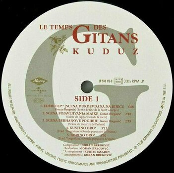 Vinyl Record Goran Bregovic - Le Temps Des Gitans (LP) - 3