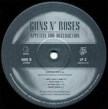 Vinyl Record Guns N' Roses - Appetite For Destruction (2 LP) - 4