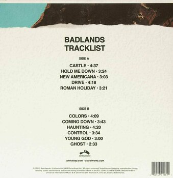 Disco de vinilo Halsey - Badlands (LP) - 2