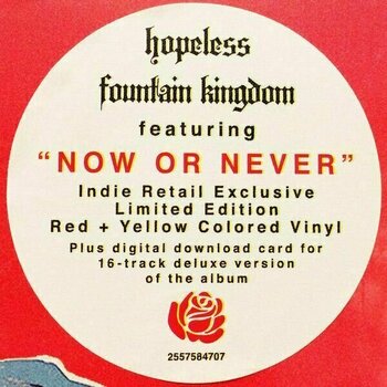 Vinyl Record Halsey - Hopeless Fountain (Red & Yellow) (LP) - 4