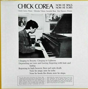 Vinyl Record Chick Corea - Now He Sings, Now He Sobs (LP) - 2