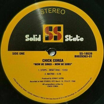 Vinylplade Chick Corea - Now He Sings, Now He Sobs (LP) - 5