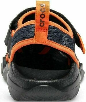 Moški čevlji Crocs Men's Swiftwater Mesh Deck Sandal Navy/Tangerine 45-46 - 5