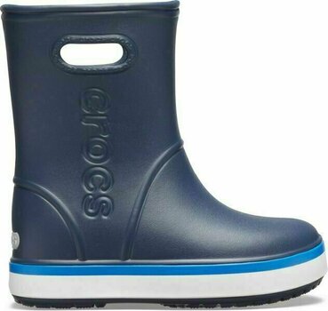 Buty żeglarskie dla dzieci Crocs Kids' Crocband Rain Boot Navy/Bright Cobalt 25-26 - 3
