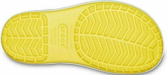 Obuv na loď Crocs Kids' Crocband Rain Boot Yellow/Navy 23-24 - 6