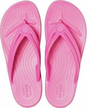 Womens Sailing Shoes Crocs Crocband Flip Electric Pink 36-37 - 4