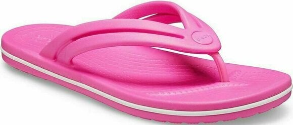 Дамски обувки Crocs Crocband Flip Electric Pink 37-38 - 2