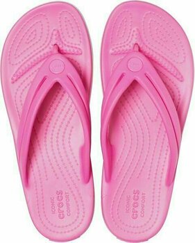 Дамски обувки Crocs Crocband Flip Electric Pink 38-39 - 4