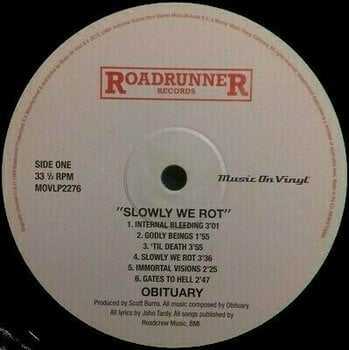 Disque vinyle Obituary - Slowly We Rot (LP) - 4