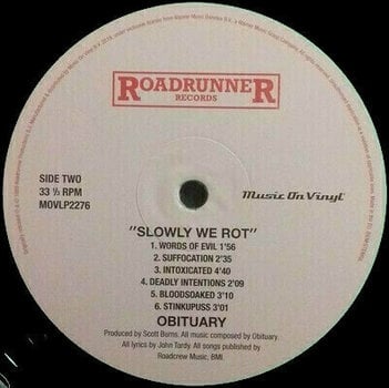 Disco de vinilo Obituary - Slowly We Rot (LP) - 5
