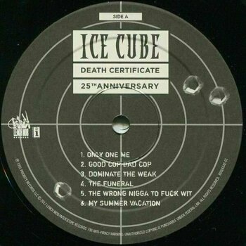 Vinyl Record Ice Cube - Death Certificate (2 LP) - 3