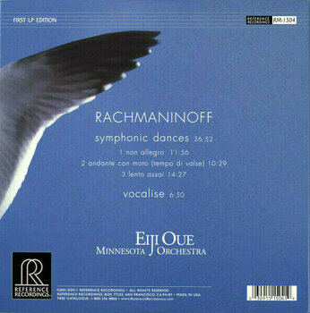 LP S. V. Rachmaninov Symphonic Dances / Vocalise (LP) - 6