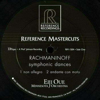 Грамофонна плоча S. V. Rachmaninov Symphonic Dances / Vocalise (LP) - 2