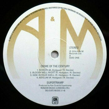 Vinyl Record Supertramp Crime Of The Century (40th) (LP) - 2