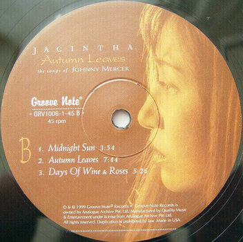 Vinylskiva Jacintha Autumn Leaves - The Songs Of Johnny Mercer (2 LP) - 7