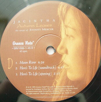 Vinyl Record Jacintha Autumn Leaves - The Songs Of Johnny Mercer (2 LP) - 9