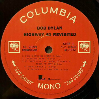 Vinylskiva Bob Dylan - Highway 61 Revisited (LP) - 2