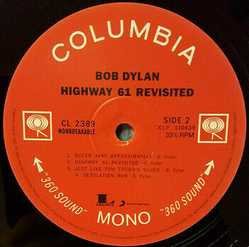 Vinyl Record Bob Dylan - Highway 61 Revisited (LP) - 3