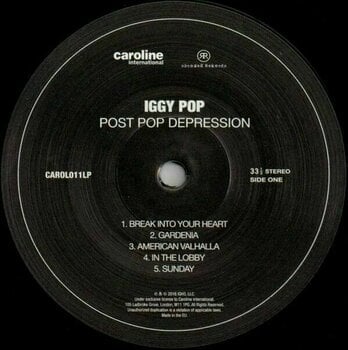 Disque vinyle Iggy Pop - Post Pop Depression (LP) - 3