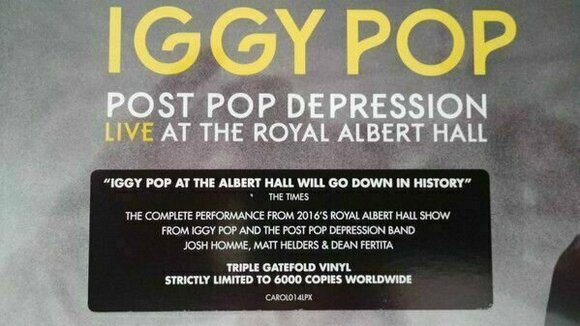 Vinyl Record Iggy Pop - Post Pop Depression: Live (3 LP) - 3