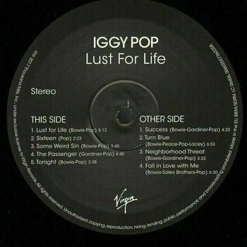 Disco in vinile Iggy Pop - Lust For Life (LP) - 4