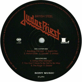 Vinyl Record Judas Priest - British Steel (Reissue) (LP) - 4