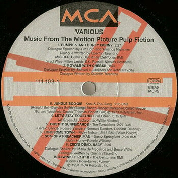 Vinyl Record Pulp Fiction - Original Soundtrack (LP) - 2