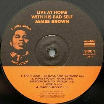 Vinyylilevy James Brown - Live At Home With His Bad Self (2 LP) - 5