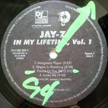 Vinyl Record Jay-Z - In My Lifetime Vol.1 (2 LP) - 5