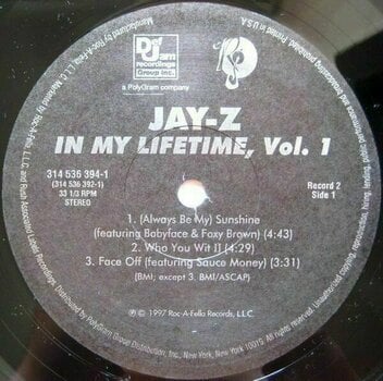 Vinyl Record Jay-Z - In My Lifetime Vol.1 (2 LP) - 7