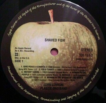 Vinyl Record John Lennon - Shaved Fish (LP) - 5