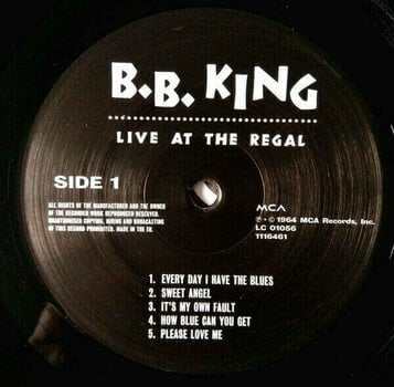 Vinyl Record B.B. King - Live At The Regal (LP) - 3