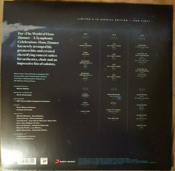 Disco de vinilo Hans Zimmer The World of Hans Zimmer - A Symphonic Celebration (3 LP) - 10