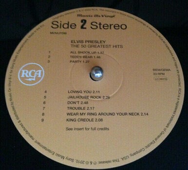 Disque vinyle Elvis Presley - 50 Greatest Hits (3 LP) (Déjà utilisé) - 6