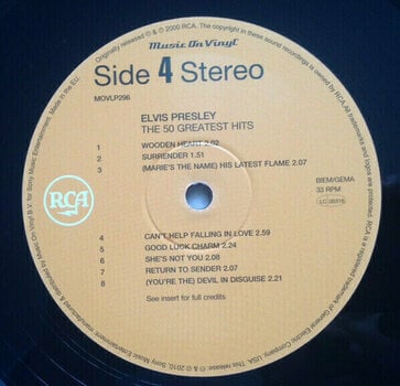 Disque vinyle Elvis Presley - 50 Greatest Hits (3 LP) (Déjà utilisé) - 8