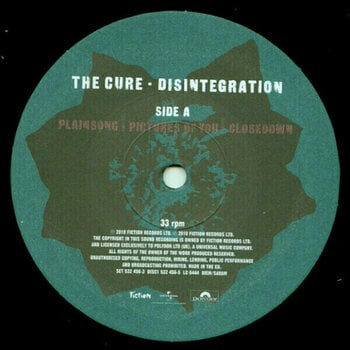 Vinyl Record The Cure Disintegration (2 LP) - 2