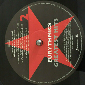 Vinyl Record Eurythmics Greatest Hits (2 LP) - 4