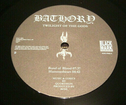 Vinyl Record Bathory - Twilight Of The Gods (2 LP) - 5