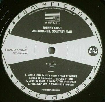 Disque vinyle Johnny Cash - American III: Solitary Man (LP) - 7