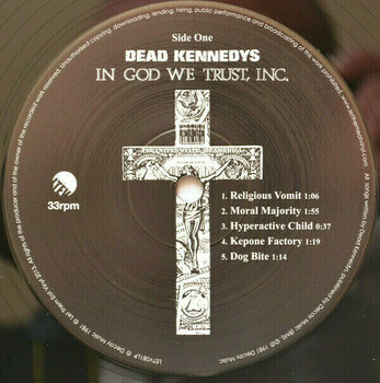 Vinyl Record Dead Kennedys - In God We Trust (LP) - 4