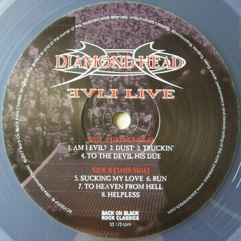 Vinyl Record Diamond Head - Evil Live (2 LP) - 6