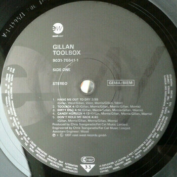 Disco de vinilo Gillan - Toolbox (LP) - 3