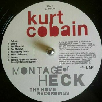 Vinyl Record Kurt Cobain - Montage Of Heck - The Home Recordings (2 LP) - 7
